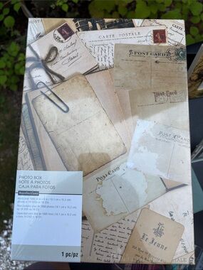 NWT! Postcard Themed Storage Box